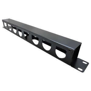  ORGANIZADOR HORIZONTAL 1U X 19 X 50MM - PRETO
